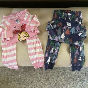 Two Hanna Andersson 3T pajamas